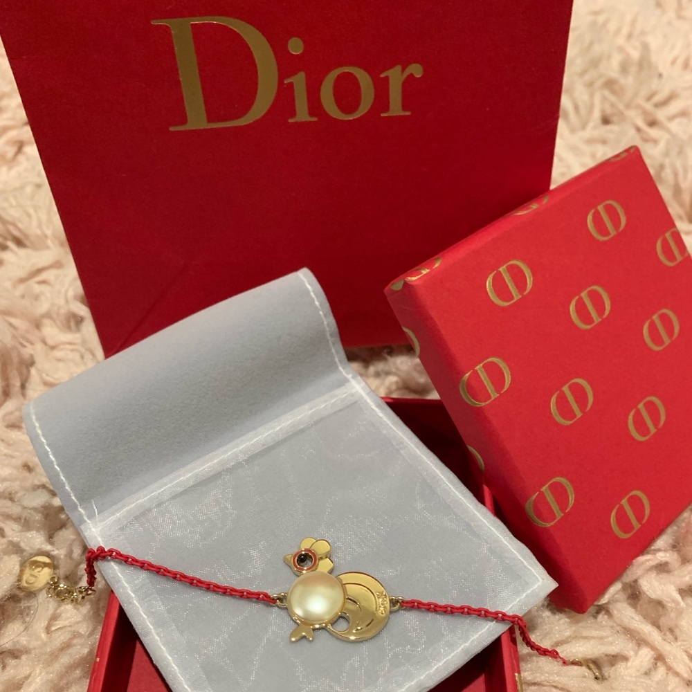 Gold Diorelita Rooster Bracelet